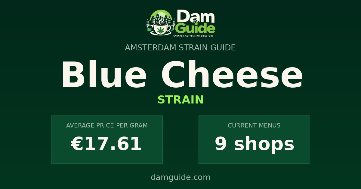 Blue Cheese: average price and number of shops