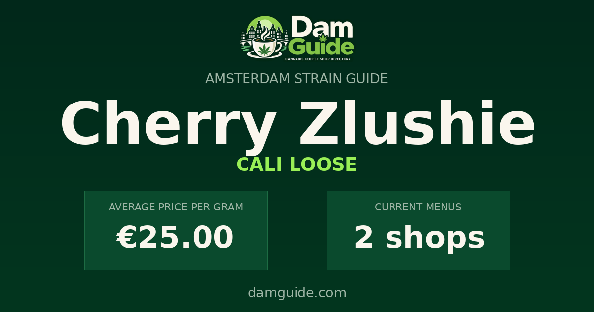 Cherry Zlushie: average price and number of shops