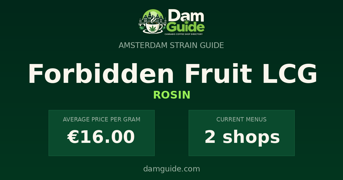 Forbidden Fruit LCG: average price and number of shops