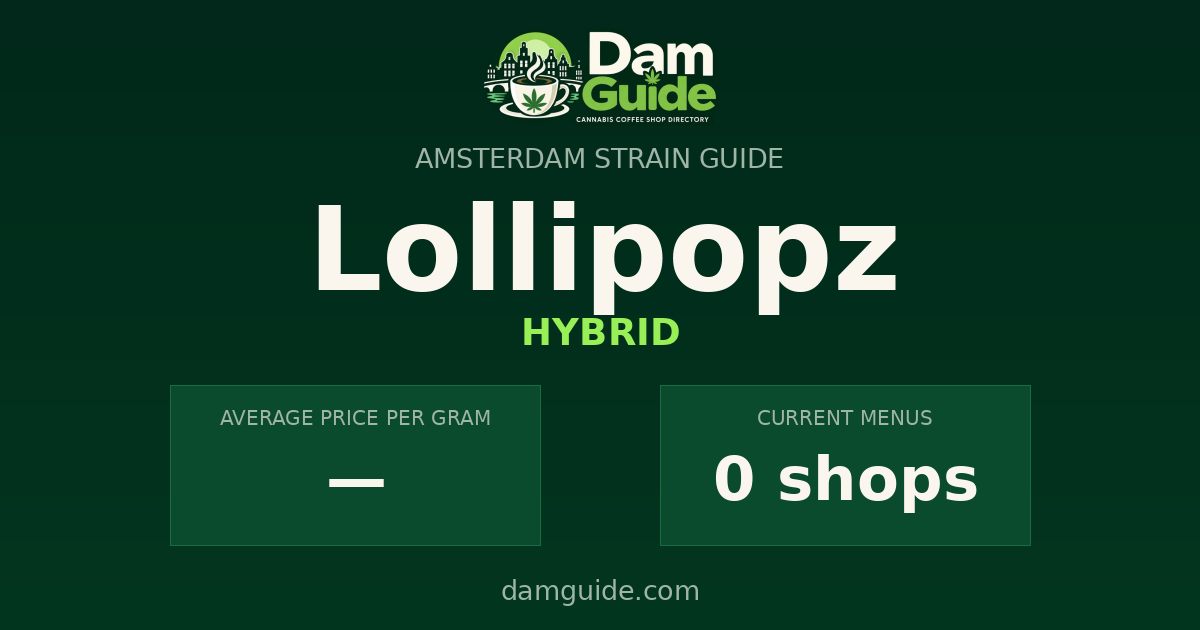 Lollipopz: average price and number of shops