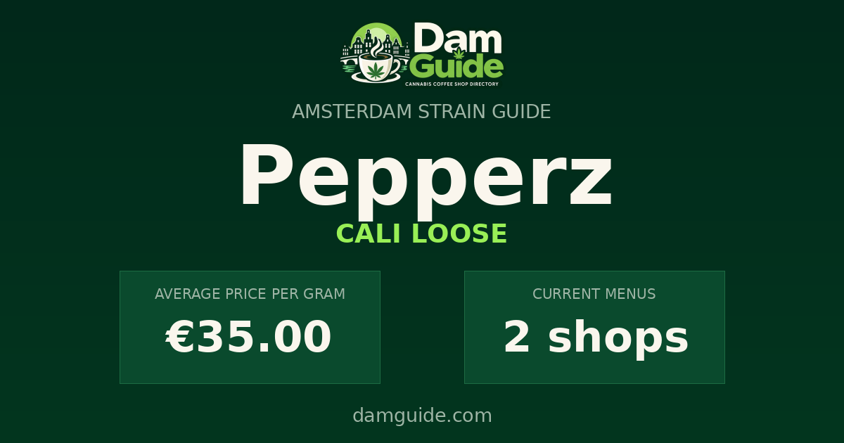 Pepperz: average price and number of shops