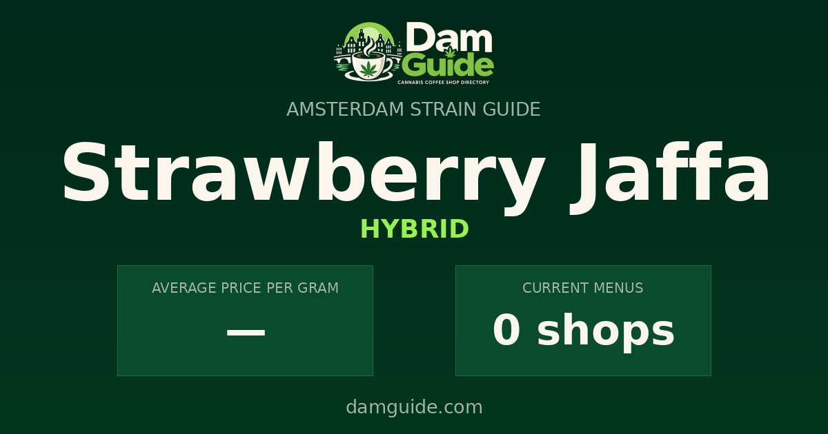 Strawberry Jaffa: average price and number of shops