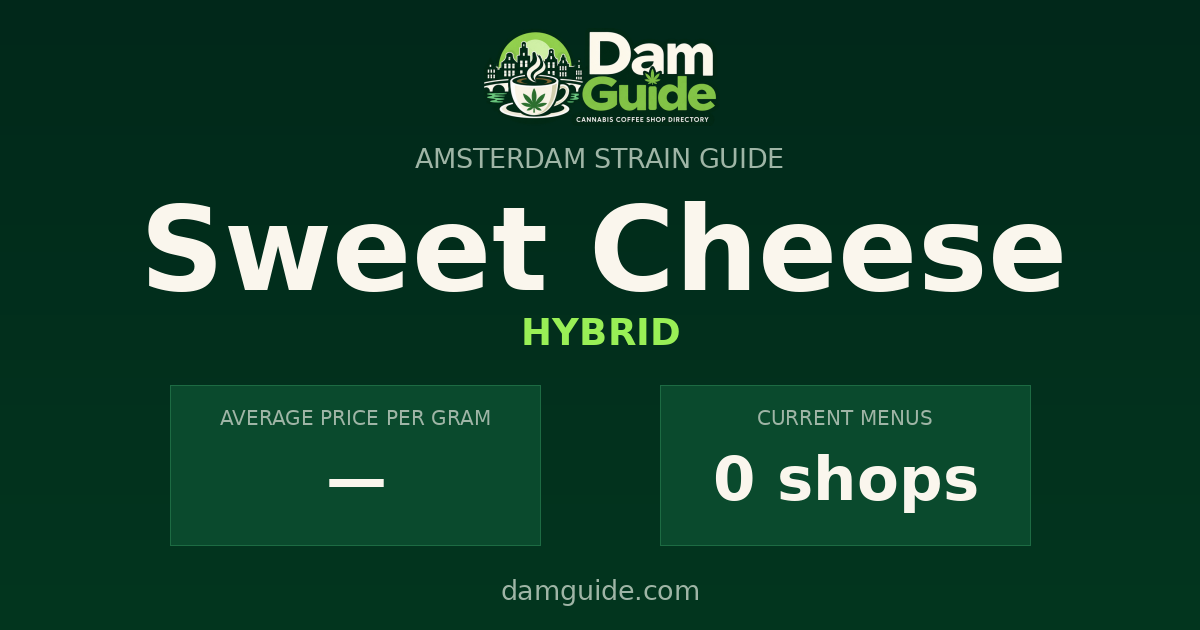 Sweet Cheese: average price and number of shops