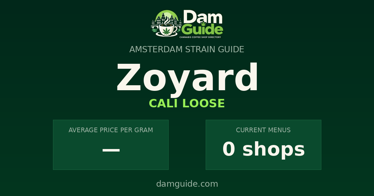 Zoyard: average price and number of shops