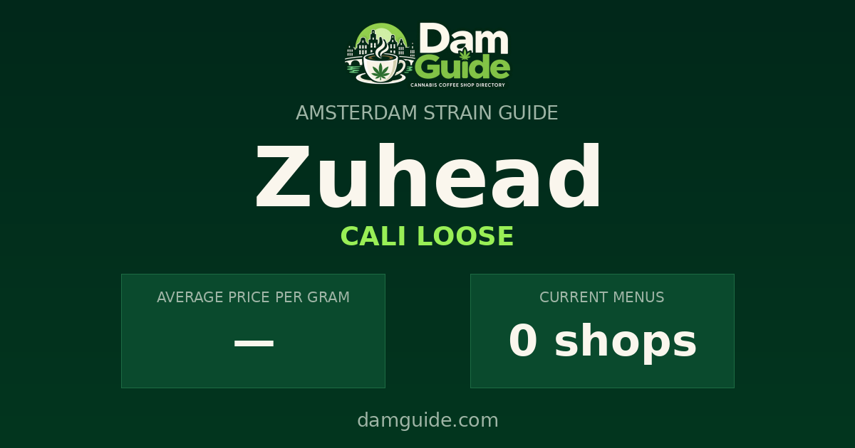 Zuhead: average price and number of shops